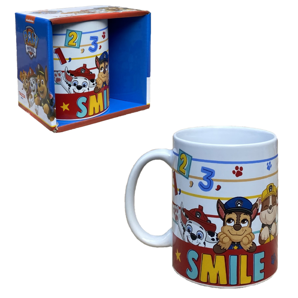 TAZZA MUG PAW PATROL IN CERAMICA 350 ML CONFEZIONE REGALO - N05561MC
