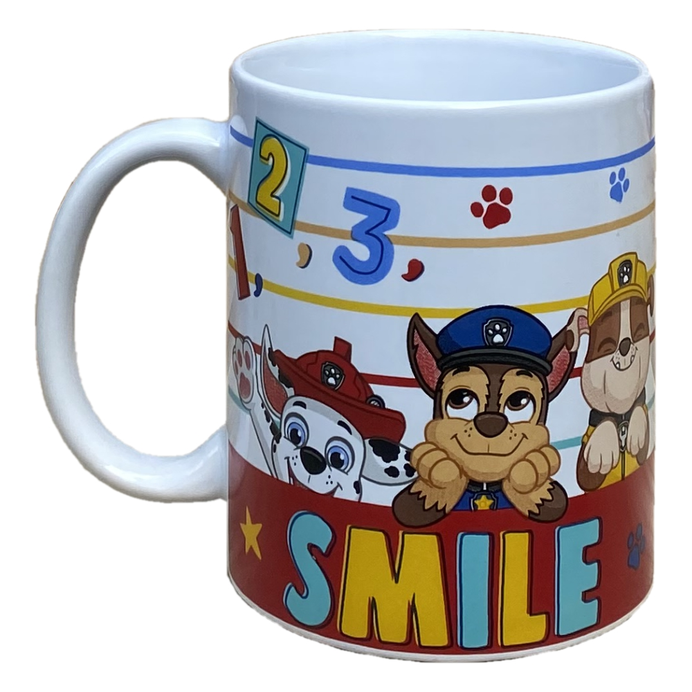 TAZZA MUG PAW PATROL IN CERAMICA 350 ML CONFEZIONE REGALO - N05561MC