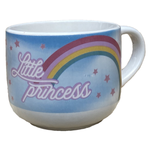 TAZZA LARGA JUMBO UNICORNO IN CERAMICA 380 ML CONFEZIONE REGALO -  X04282MC