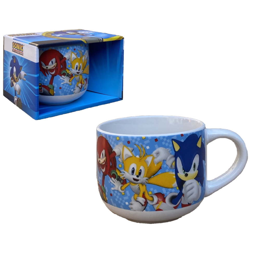 TAZZA LARGA JUMBO SONIC IN CERAMICA 380 ML CONFEZIONE REGALO -  SN5185MC