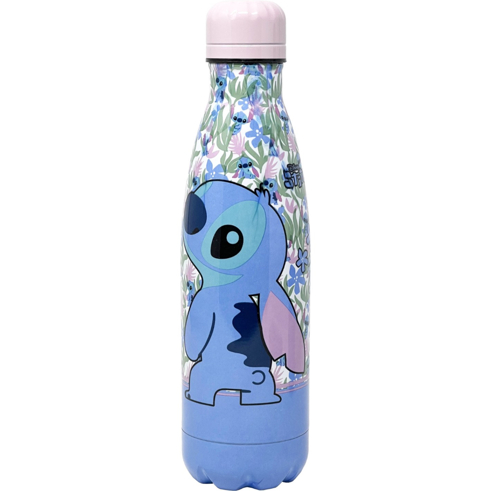 BOTTIGLIA TERMICA IN ACCIAIO INOSSIDABILE STITCH DISNEY CON TAPPO SVITABILE 500 ML - D05656TE/R