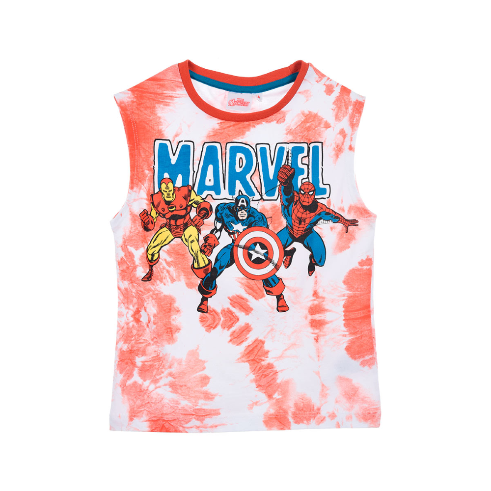 CANOTTA AVENGERS MARVEL MAGLIETTA BAMBINO SUN CITY - WE1020ARANCIO