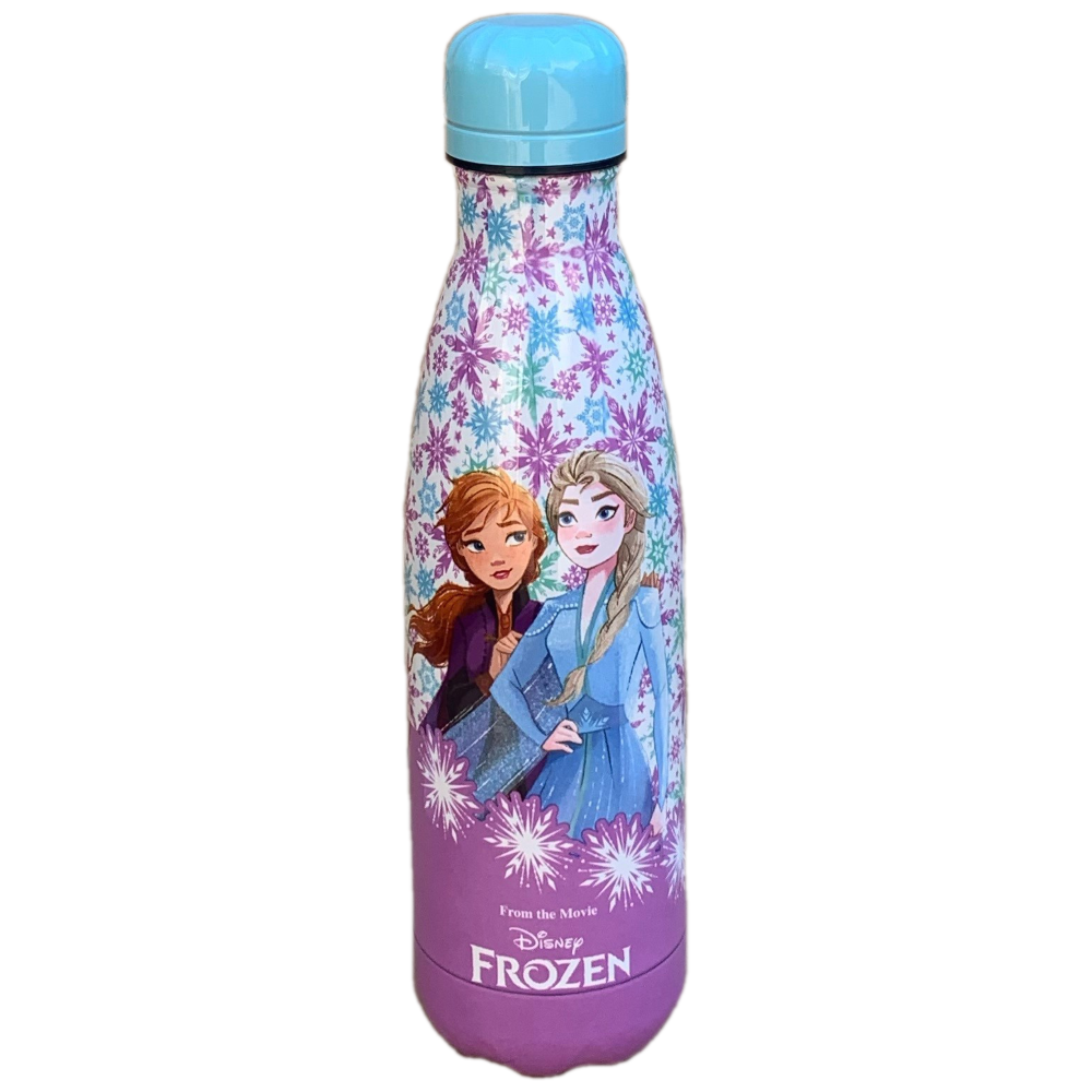 BOTTIGLIA TERMICA IN ACCIAIO INOSSIDABILE FROZEN II DISNEY CON TAPPO SVITABILE 500 ML - D02181TE
