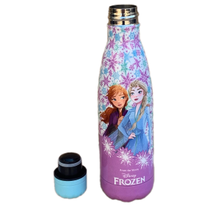 BOTTIGLIA TERMICA IN ACCIAIO INOSSIDABILE FROZEN II DISNEY CON TAPPO SVITABILE 500 ML - D02181TE