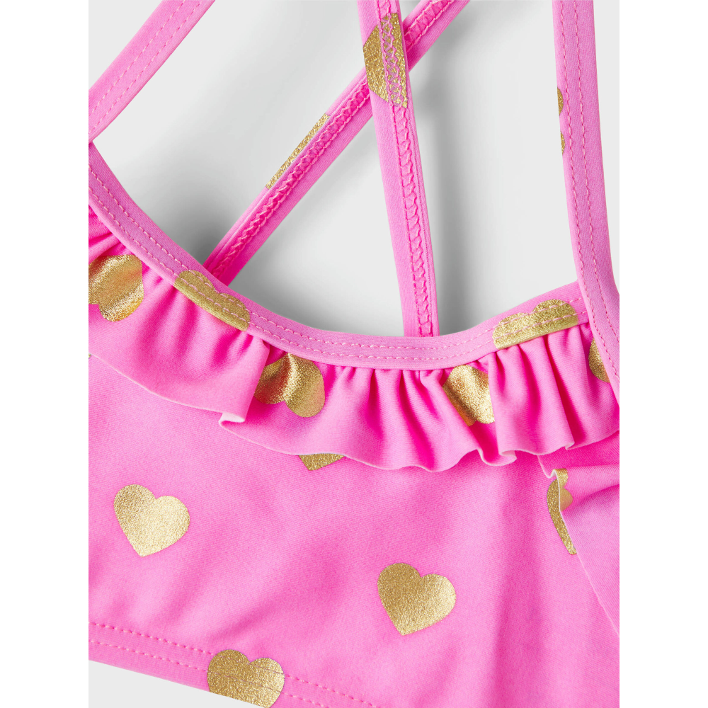 COSTUME MARE BIKINI 2 PEZZI BAMBINA RAGAZZA TAGLIE 2/8 ANNI - 13213796FUXIA