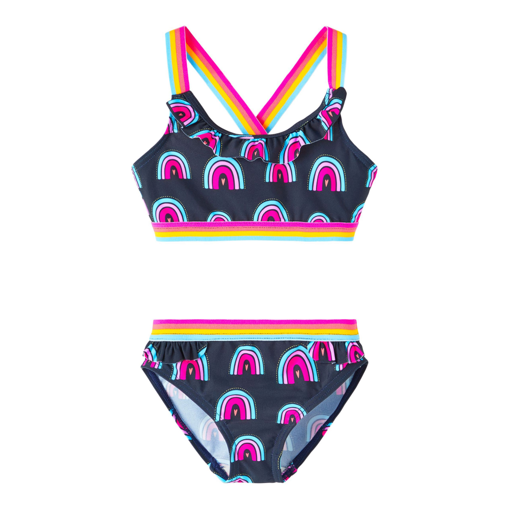 COSTUME MARE BIKINI 2 PEZZI BAMBINA RAGAZZA TAGLIE 2/8 ANNI - 13213790