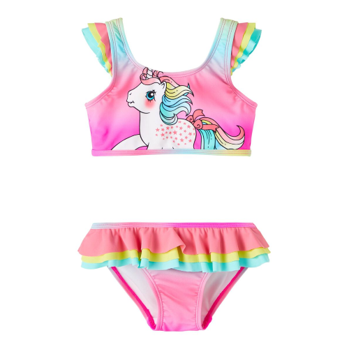 COSTUME MARE BIKINI UNICORNO 2 PEZZI BAMBINA RAGAZZA 2/8 ANNI - 13213877FUXIA