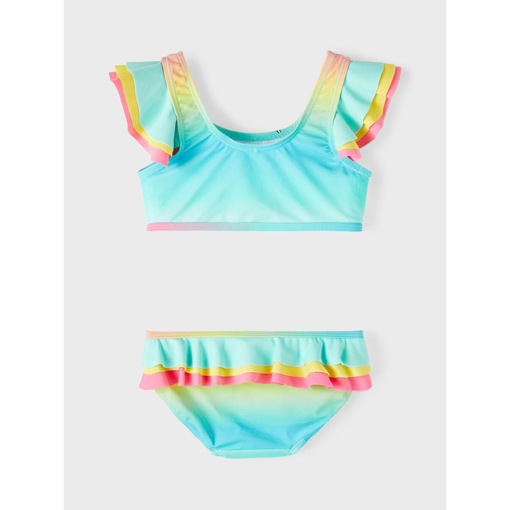COSTUME MARE BIKINI UNICORNO 2 PEZZI BAMBINA RAGAZZA 2/8 ANNI - 13213877CELESTE