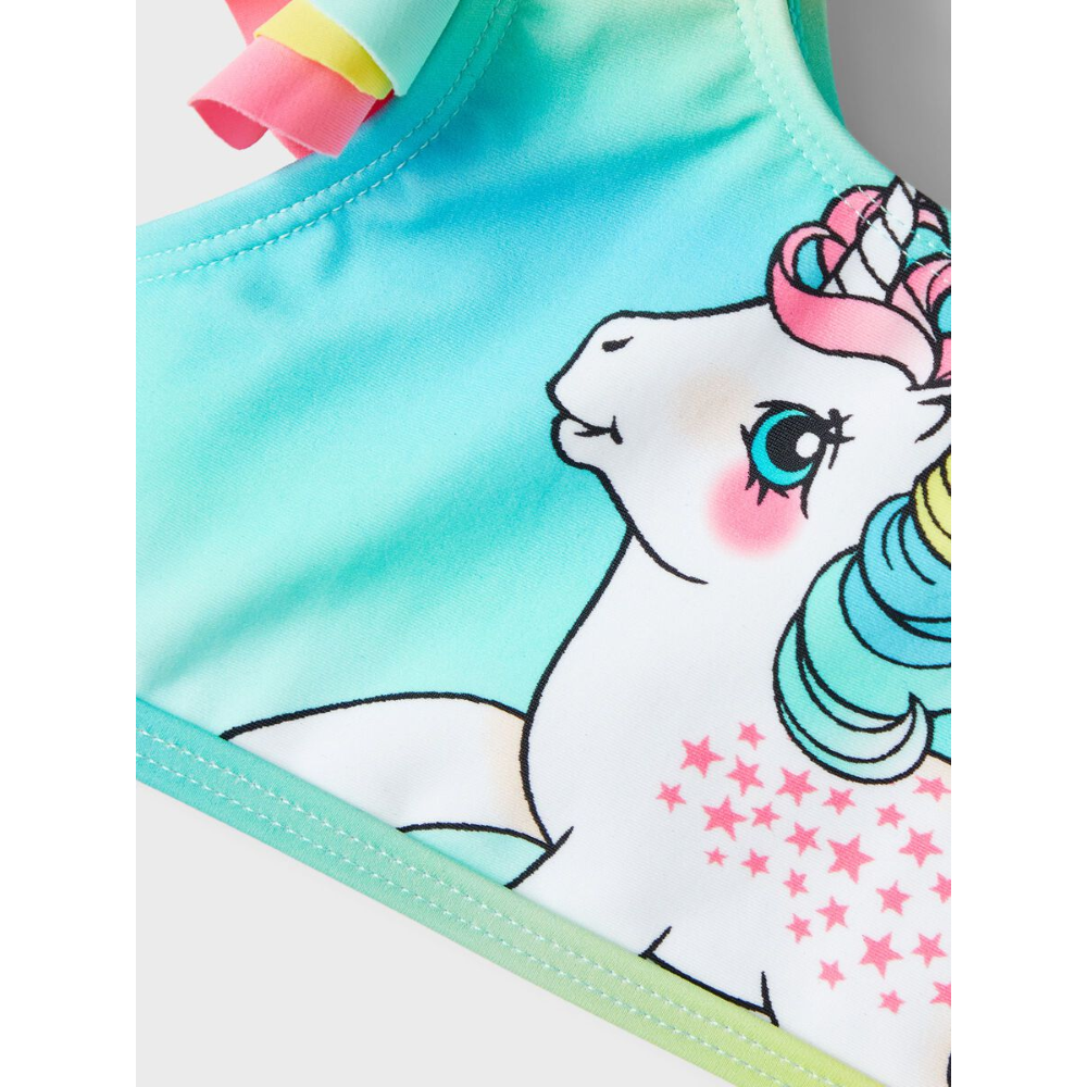 COSTUME MARE BIKINI UNICORNO 2 PEZZI BAMBINA RAGAZZA 2/8 ANNI - 13213877CELESTE