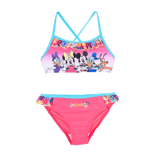 COSTUME MARE MINNIE MOUSE DISNEY BIKINI 2 PEZZI BAMBINA - WE1855ROSA