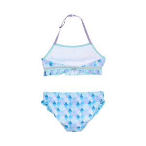 COSTUME MARE FROZEN DISNEY ELSA ANNA BIKINI 2 PEZZI BAMBINA - WE1882AZZURRO