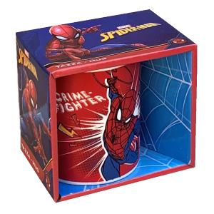 TAZZA MUG SPIDERMAN MARVEL IN CERAMICA 350 ML CONFEZIONE REGALO - M06585MC
