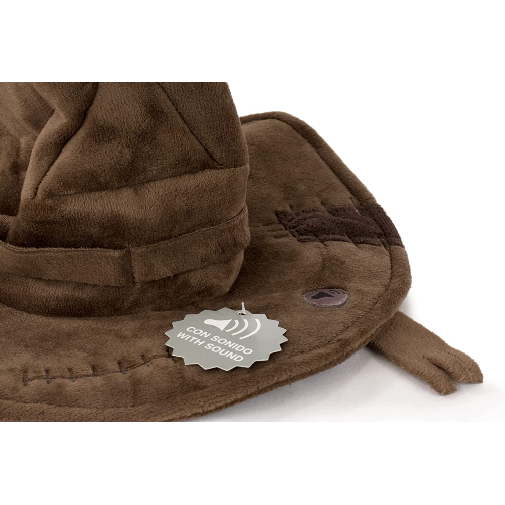 PELUCHE CAPPELLO PARLANTE HARRY POTTER CON SUONO 4 FRASI IN INGLESE PUPAZZO CM. 25 - 760020781