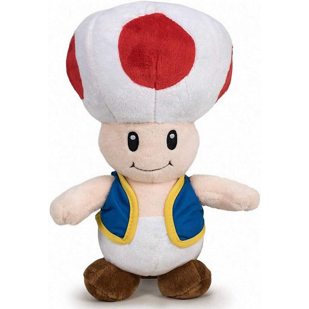 PELUCHE TOAD SUPER MARIO PUPAZZO CM. 30 - 5174MD