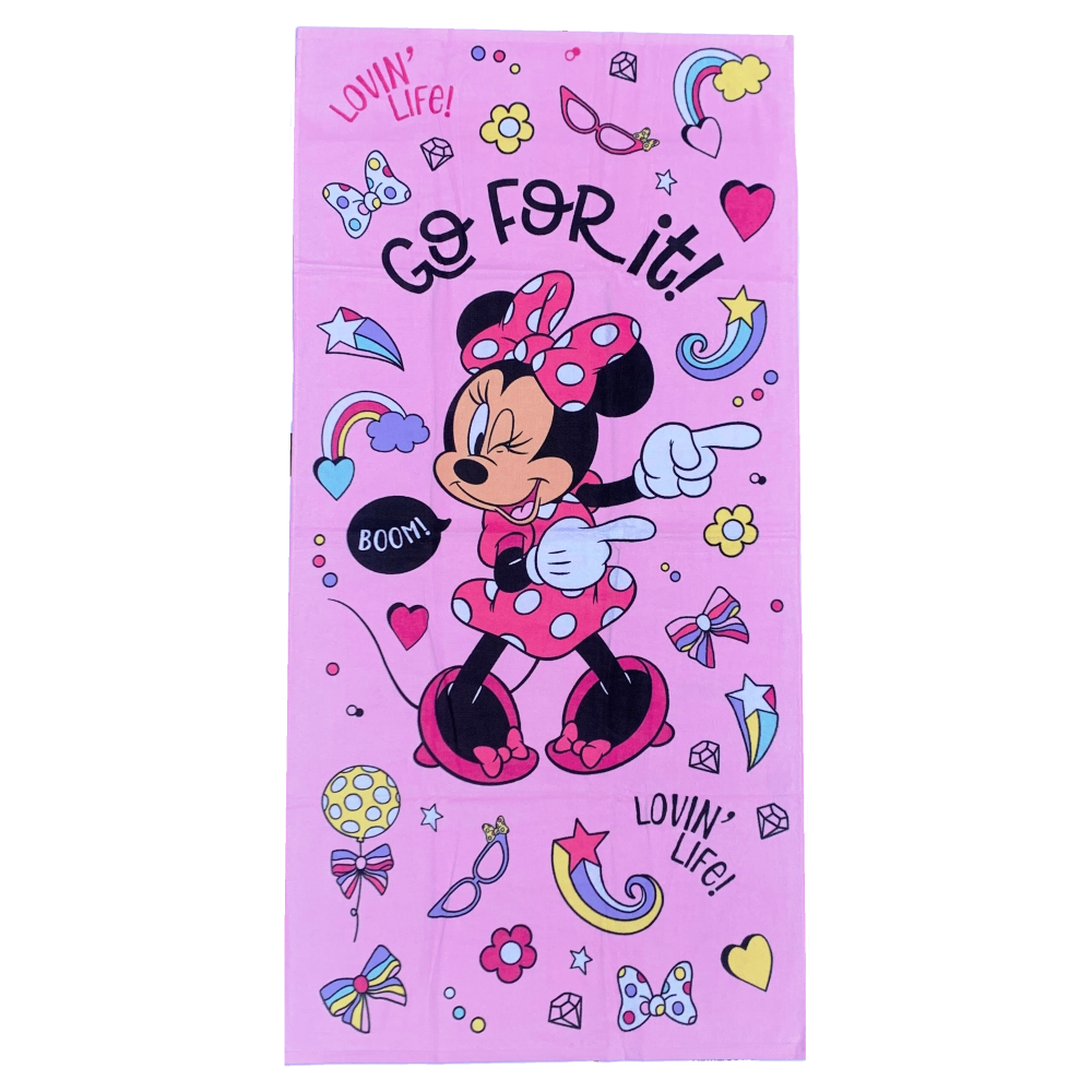 TELO MARE MINNIE DISNEY ASCIUGAMANO IN COTONE CM. 140X70 - A00213AA00CRT