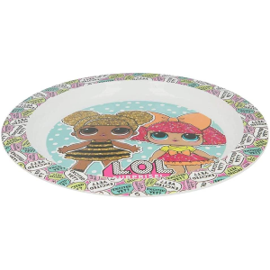 PIATTO PIANO LOL SURPRISE IN PLASTICA MICROONDE CM. 22 - ST44347