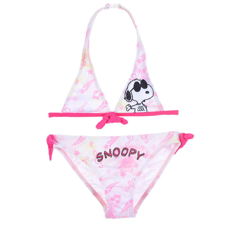 COSTUME MARE SNOOPY BIKINI 2 PEZZI BAMBINA - WE1919FUXIA
