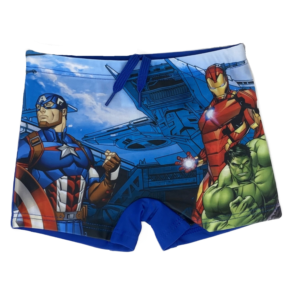 COSTUME MARE AVENGERS MARVEL PARIGAMBA PANTALONCINO BAMBINO - AVE23-0202