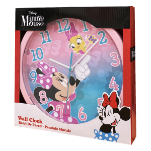OROLOGIO MINNIE DISNEY DA PARETE DIAMETRO CM. 25 - MN3075