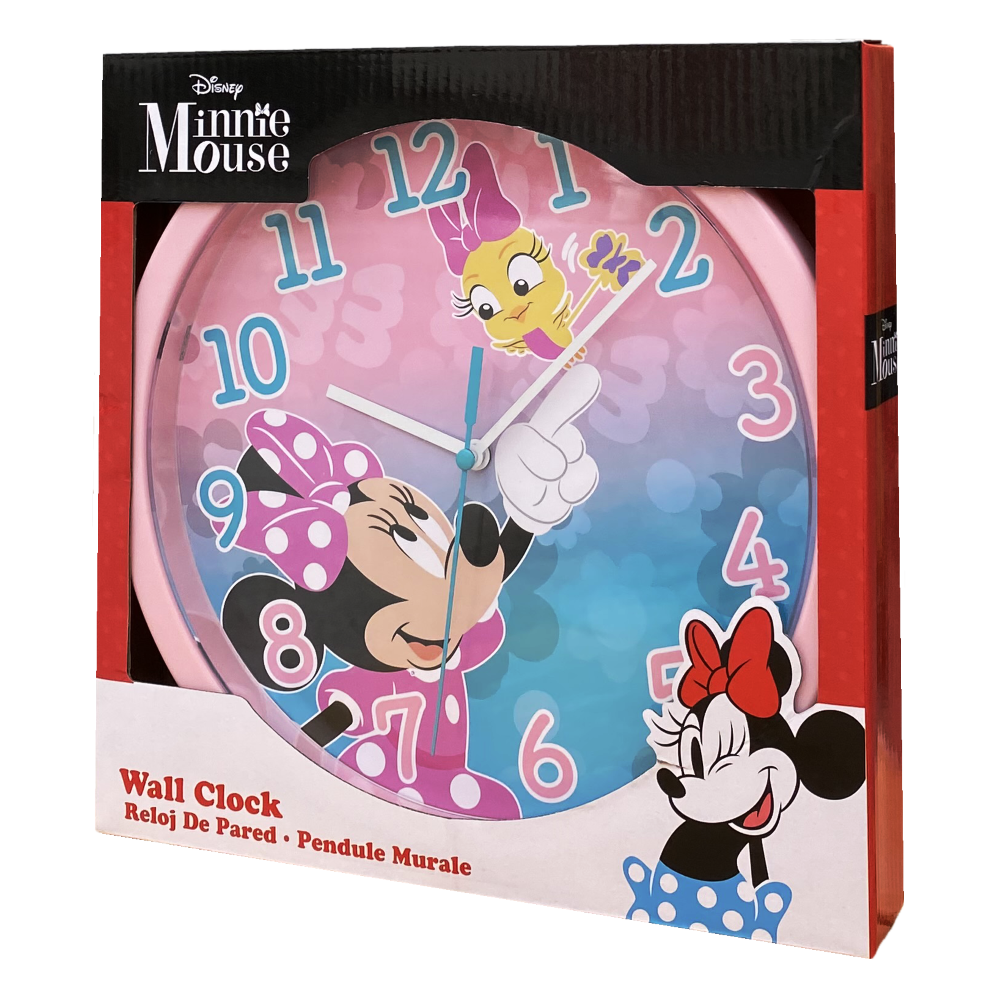 OROLOGIO MINNIE DISNEY DA PARETE DIAMETRO CM. 25 - MN3075
