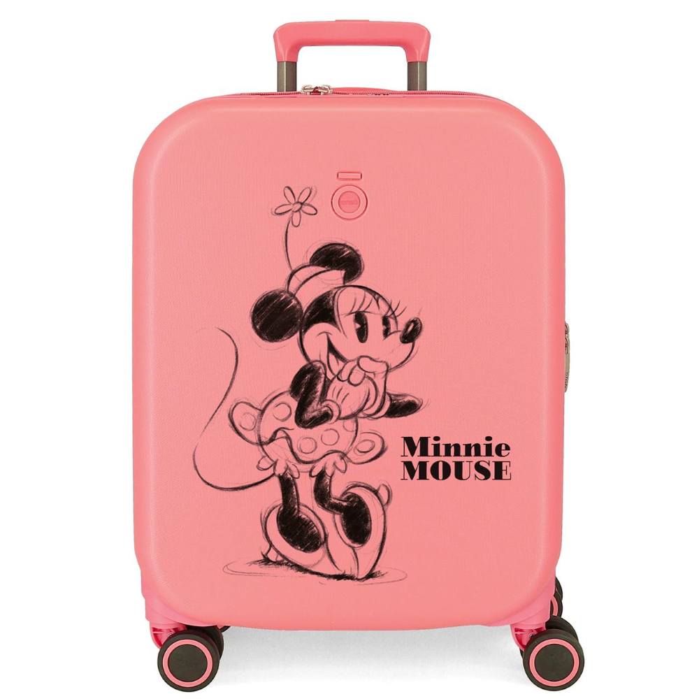 TROLLEY DA VIAGGIO MINNIE DISNEY 100° ANNIVERSARIO 55 CM VALIGIA IN ABS - 3668822
