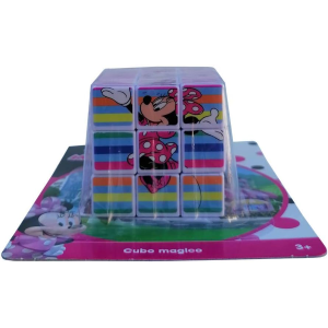 CUBO MAGICO MINNIE MOUSE DISNEY CUBO DI RUBIK PUZZLE 6X6X6CM - MIN0701