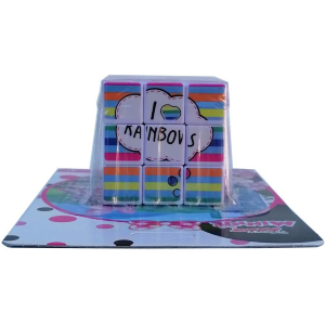 CUBO MAGICO MINNIE MOUSE DISNEY CUBO DI RUBIK PUZZLE 6X6X6CM - MIN0701