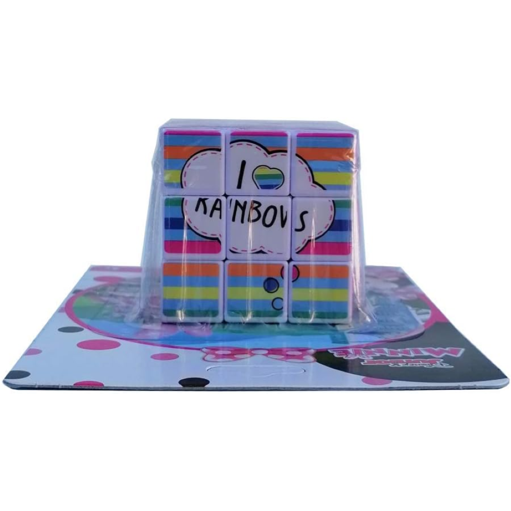 CUBO MAGICO MINNIE MOUSE DISNEY CUBO DI RUBIK PUZZLE 6X6X6CM - MIN0701