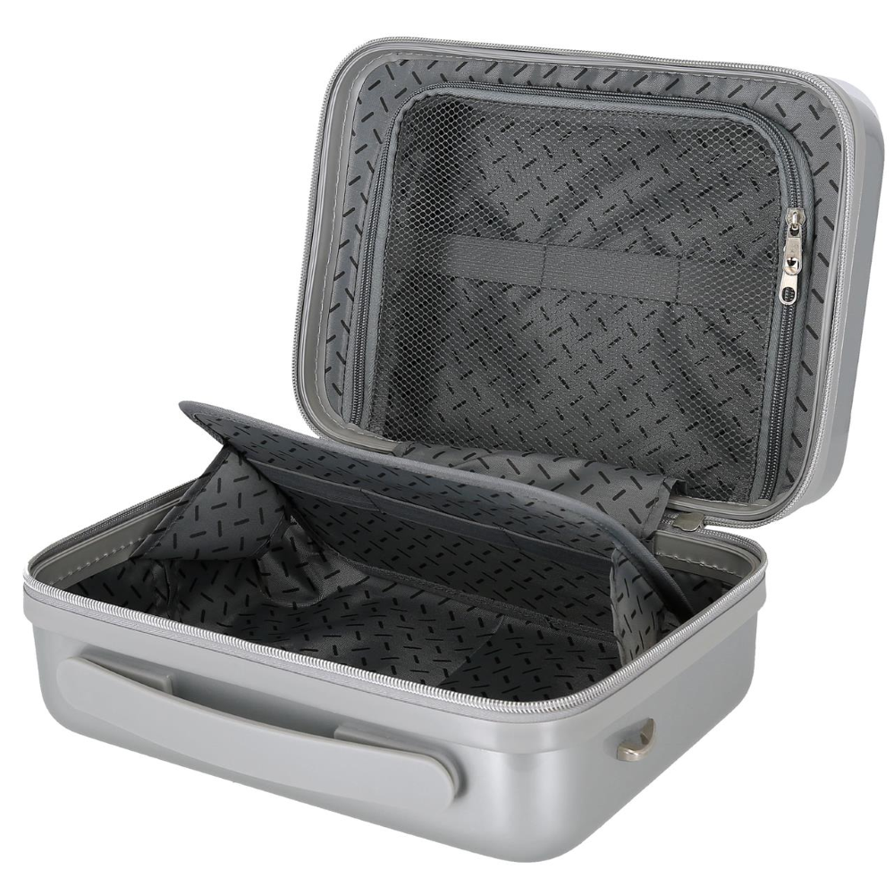 BEAUTY CASE MICKEY MOUSE TOPOLINO DISNEY 100° ANNIVERSARIO BORSA VIAGGIO IN ABS ADATTABILE A TROLLEY - 3643921