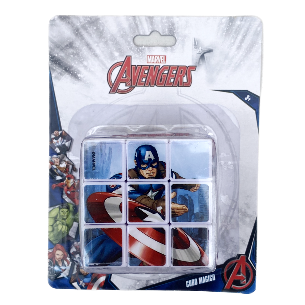 CUBO MAGICO AVENGERS MARVEL CUBO DI RUBIK PUZZLE 6X6X6CM - AV0701