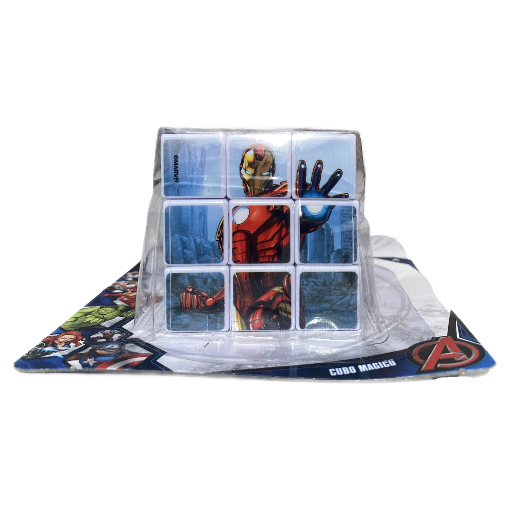 CUBO MAGICO AVENGERS MARVEL CUBO DI RUBIK PUZZLE 6X6X6CM - AV0701