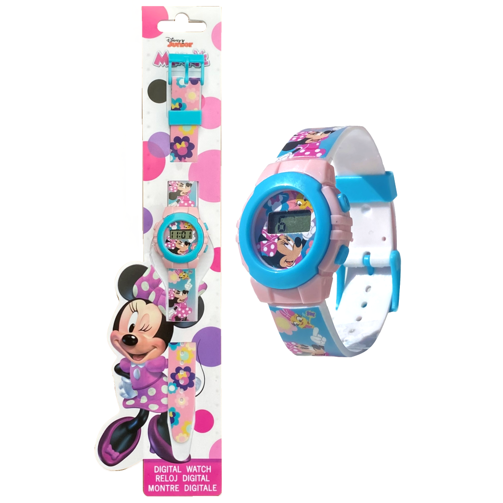 OROLOGIO DA POLSO DIGITALE MINNIE DISNEY IN CONFEZIONE SAGOMATA - MN4443