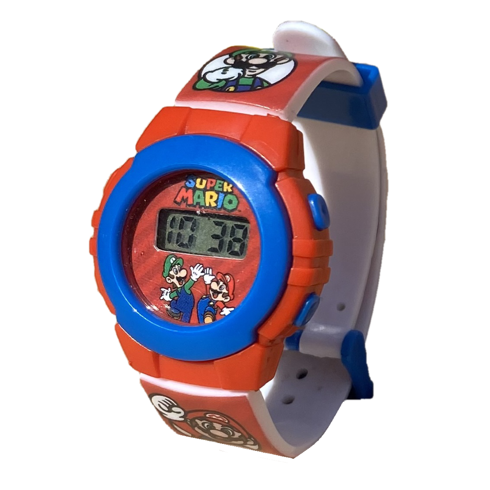 OROLOGIO DA POLSO DIGITALE SUPER MARIO IN CONFEZIONE SAGOMATA - GSM4234