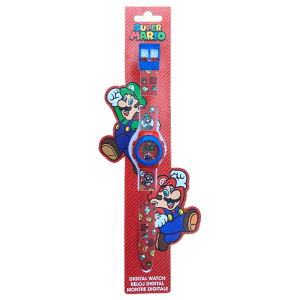 OROLOGIO DA POLSO DIGITALE SUPER MARIO IN CONFEZIONE SAGOMATA - GSM4234