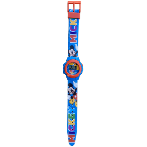 OROLOGIO DA POLSO DIGITALE MICKEY MOUSE DISNEY TOPOLINO IN CONFEZIONE SAGOMATA - MK4164