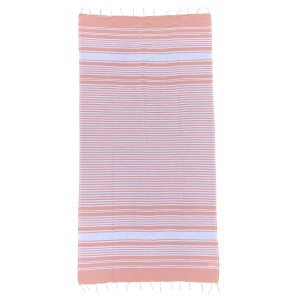 TELO FOUTA IN COTONE 90 X 180 CM MARE PISCINA CASA - 67.00525.99SALMONE