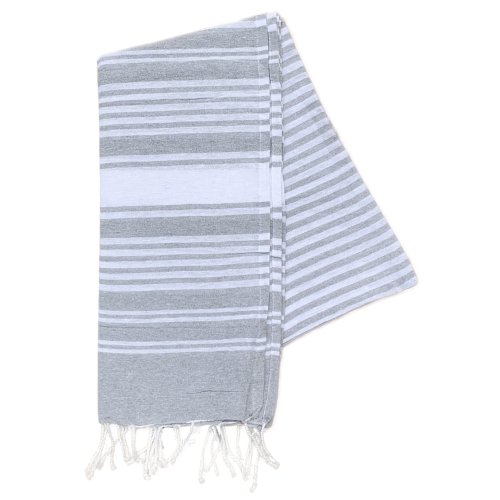 TELO FOUTA IN COTONE 90 X 180 CM MARE PISCINA CASA - 67.00525.99GRIGIO