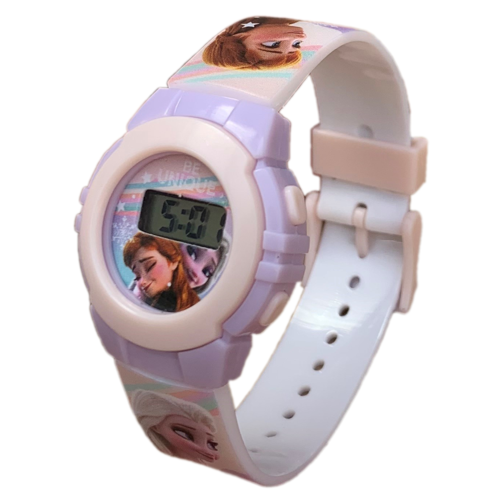 OROLOGIO DA POLSO DIGITALE FROZEN II DISNEY ELSA ANNA IN CONFEZIONE SAGOMATA - WD22132