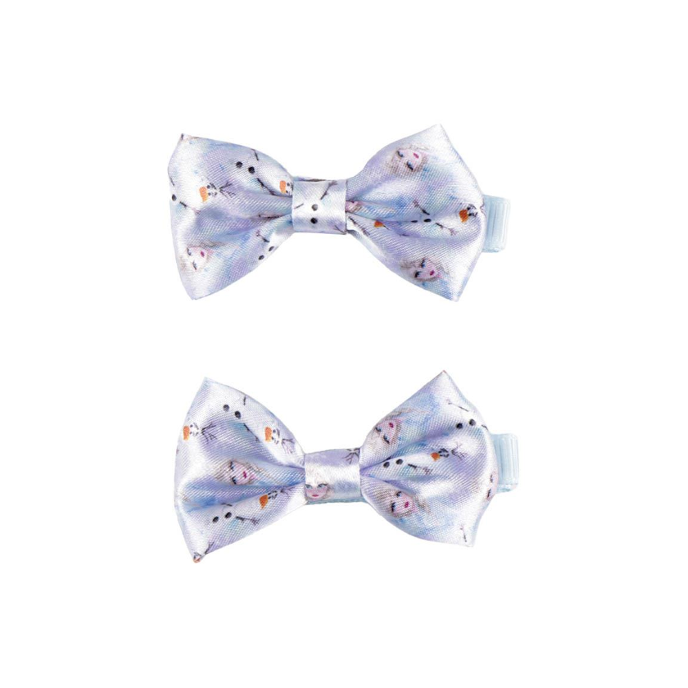 SET ACCESSORI CAPELLI 3 PEZZI FROZEN DISNEY 2 PINZE 1 SCRUNCHIES - 2461