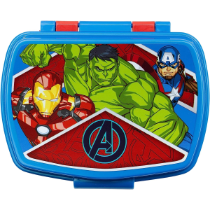 SET PRANZO AVENGERS MARVEL 2 PEZZI BORRACCIA 400 ML PORTAMERENDA - ST74173