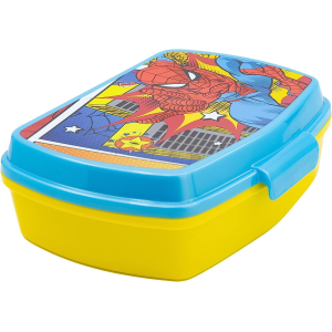 PORTAMERENDA SPIDERMAN MARVEL PORTA PRANZO SCUOLA TEMPO LIBERO CM 17X14X6 - 74774