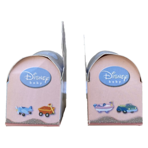 BOMBONIERA ASTUCCIO BAULE MINNIE PAPERINA BABY DISNEY SCATOLINA PORTACONFETTI KIT 10 PEZZI SENZA CONFETTI