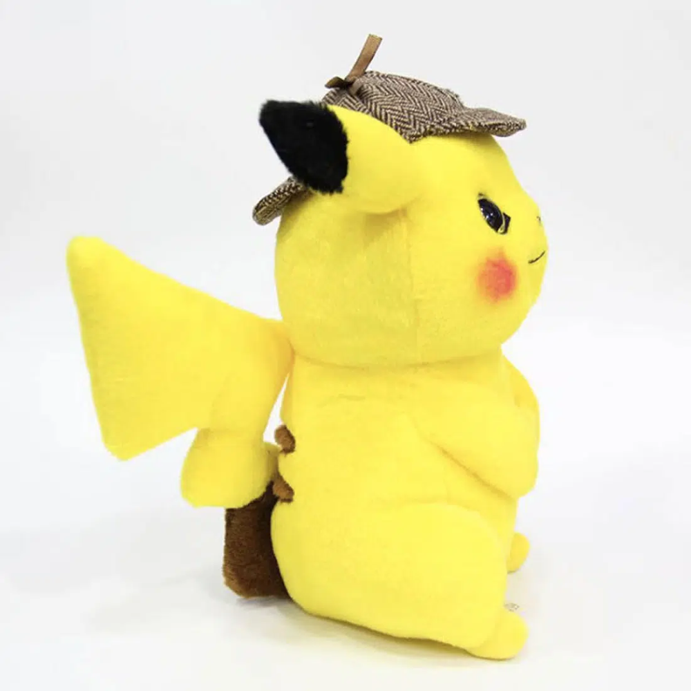 PELUCHE PIKACHU DETECTIVE POKEMON MORBIDO PUPAZZO 30 CM - 470029