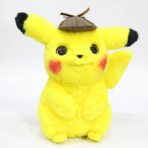 PELUCHE PIKACHU DETECTIVE POKEMON MORBIDO PUPAZZO 30 CM - 470029