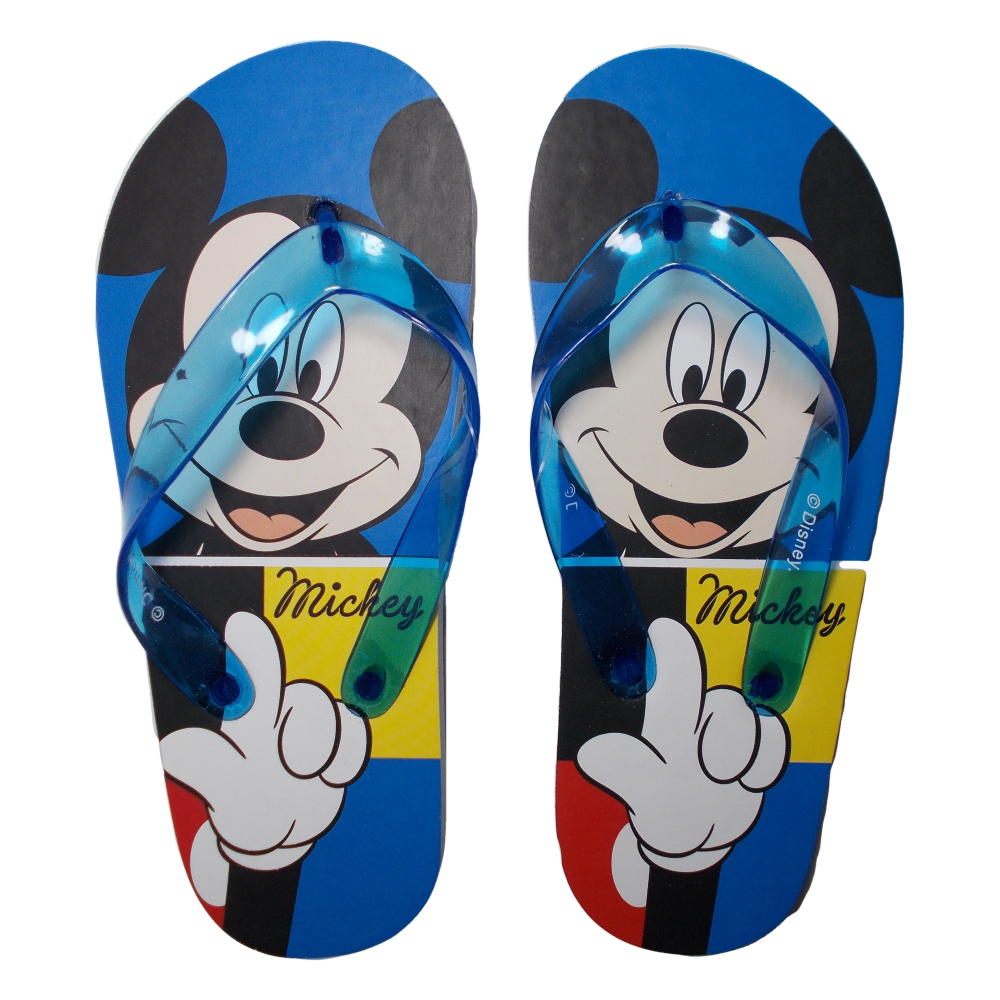 INFRADITO CIABATTE MARE TOPOLINO DISNEY DAL 27 AL 34 -  D09982/3 AZZURRA DITO ALZATO