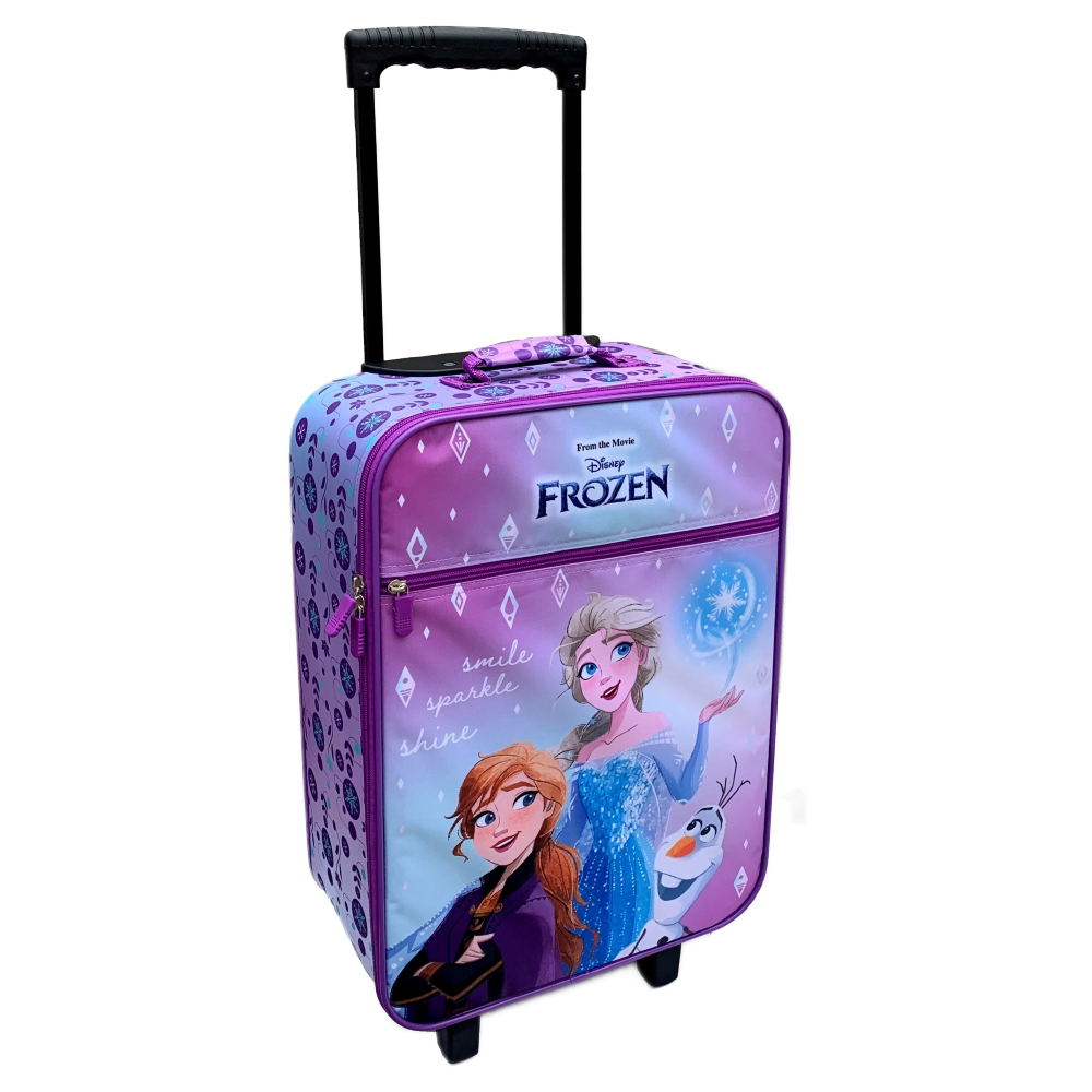 TROLLEY DA VIAGGIO FROZEN DISNEY VALIGIA IN TESSUTO SEMIRIGIDO MANICO ALLUNGABILE - D06901MC