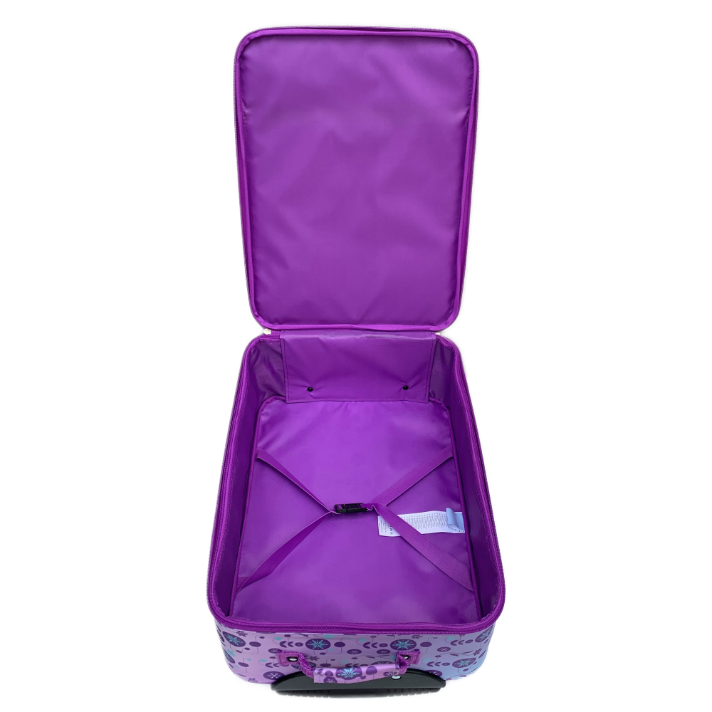 TROLLEY DA VIAGGIO FROZEN DISNEY VALIGIA IN TESSUTO SEMIRIGIDO MANICO ALLUNGABILE - D06901MC