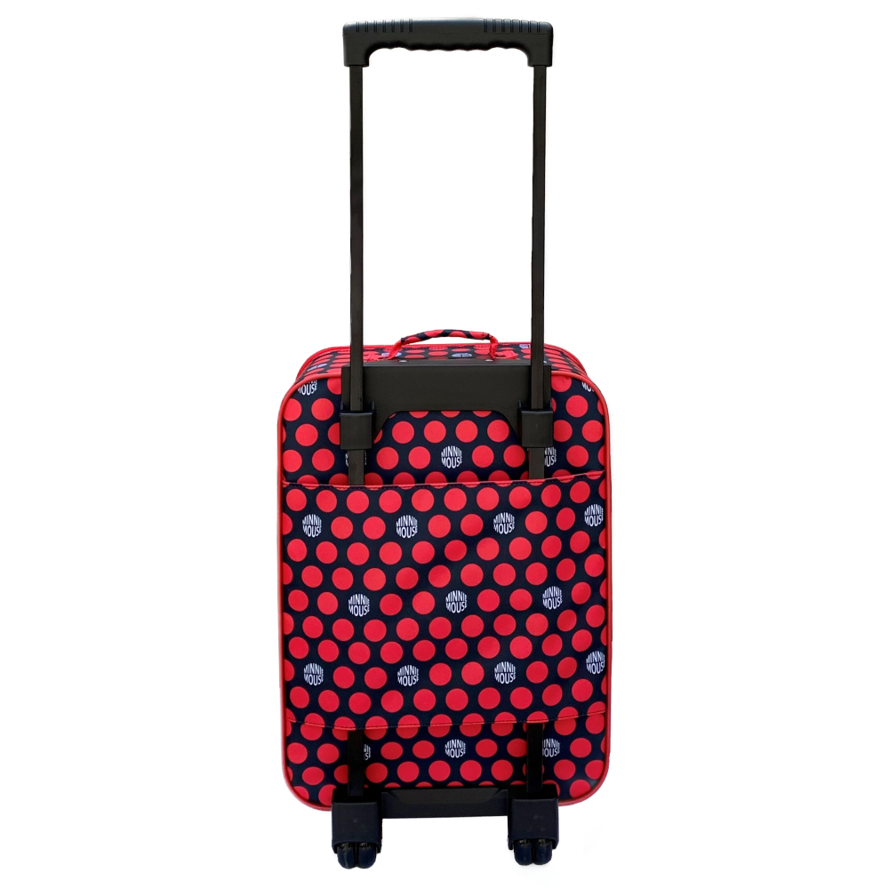 TROLLEY DA VIAGGIO MINNIE DISNEY VALIGIA IN TESSUTO SEMIRIGIDO MANICO ALLUNGABILE - D06902MC