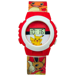 OROLOGIO DA POLSO DIGITALE POKÉMON PIKACHU IN CONFEZIONE SAGOMATA - POK4374