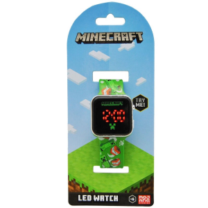 OROLOGIO A LED MINECRAFT DA POLSO DIGITALE - MIN4129